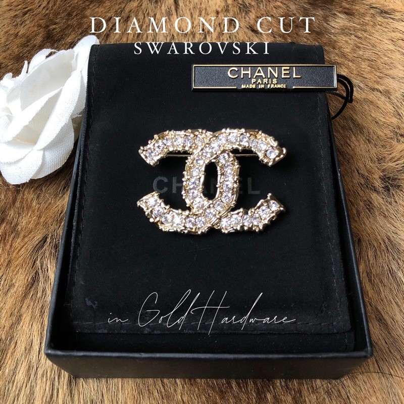 BROS CHANEL Brooch Ori - Diamond Cut Swarovski