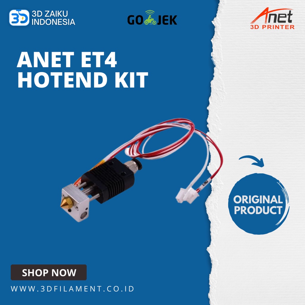 Original Anet ET4 3D Printer Hotend Kit Replacement