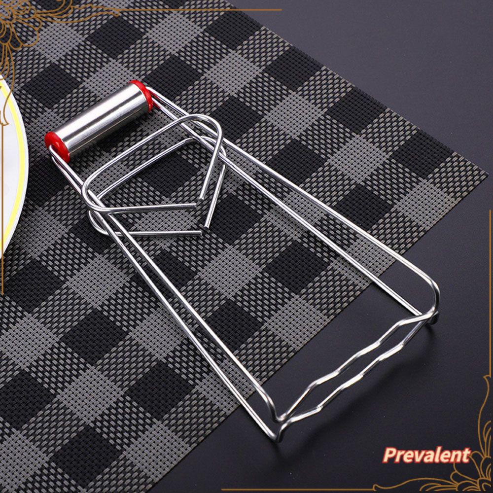 PREVALENT Foldable Plate Gripper Non-slip Holder Anti-Scalding Clip Pot Steamer Lifter Kitchen Tools Anti-Hot Dish Bowl Clamp