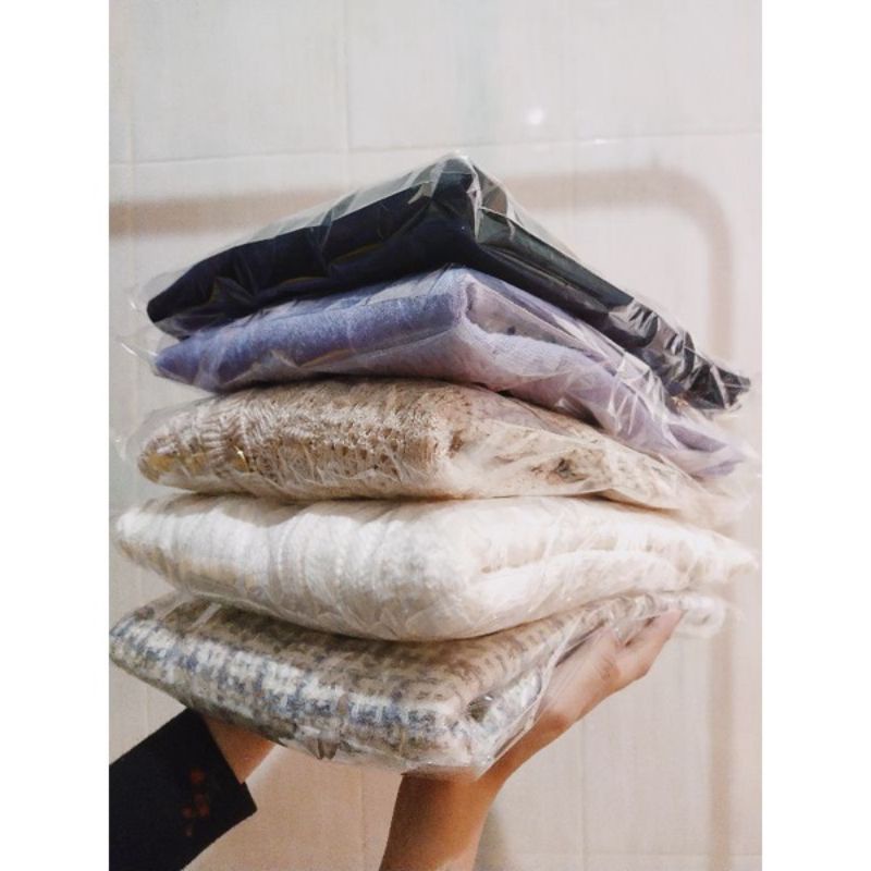 PAKET CARDI RAJUT BRANDED 10pcs NO RIJEK