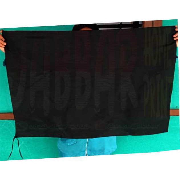 BENDERA HITAM POLOS BENDERA KAIN HITAM POLOS