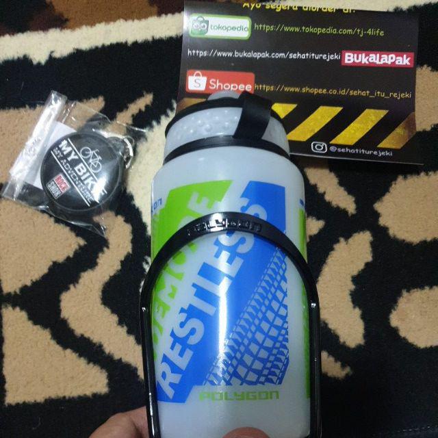 Botol Minum Sepeda Polygon Hexagon Body Fuel - Isi 1000 Ml