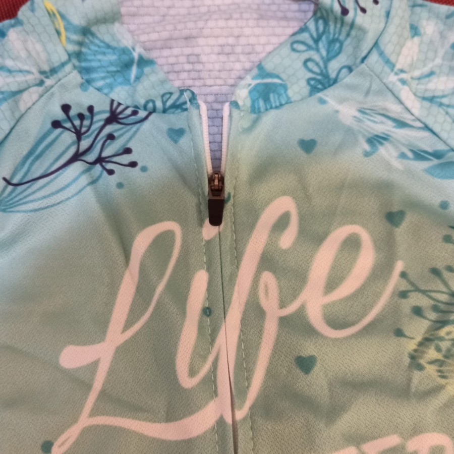 Life is better on a bike Jersey baju Sepeda Road bike Wanita