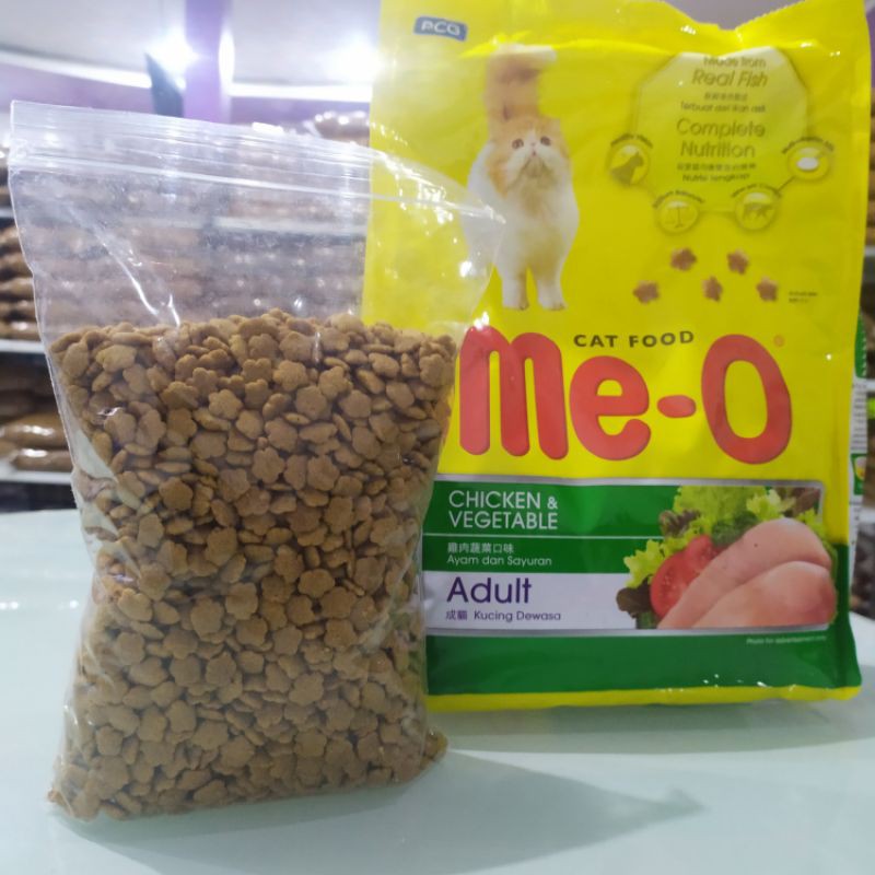 Meo Chicken Vegetable 1kg/ makanan kucing meo Chiken