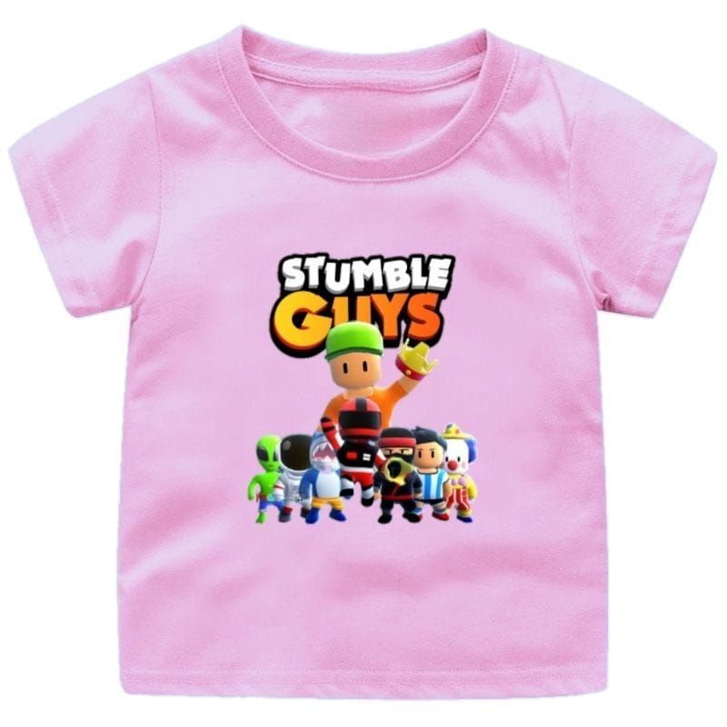 BAJU STUMBLE GUYS KING ANAK CEWEK-COWOK 1-12 TAHUN BAJU ANAK CEWEK ATASAN ANAK CEWEK