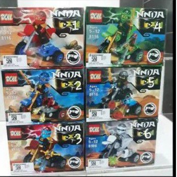 mainan anak-anak Lego Ninjago bermotor