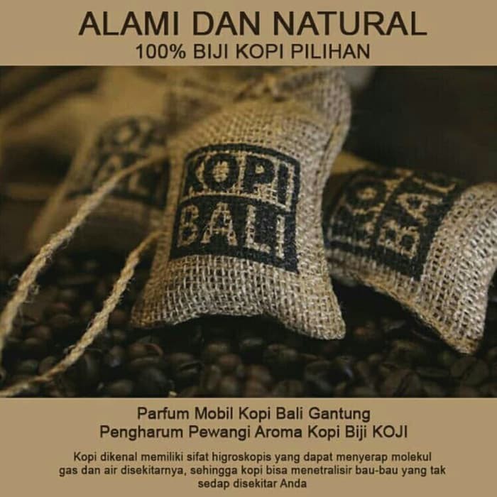 [DEASTORE] [PARFUM] PENGHARUM MOBIL KOPI ASLI BALI WANGI