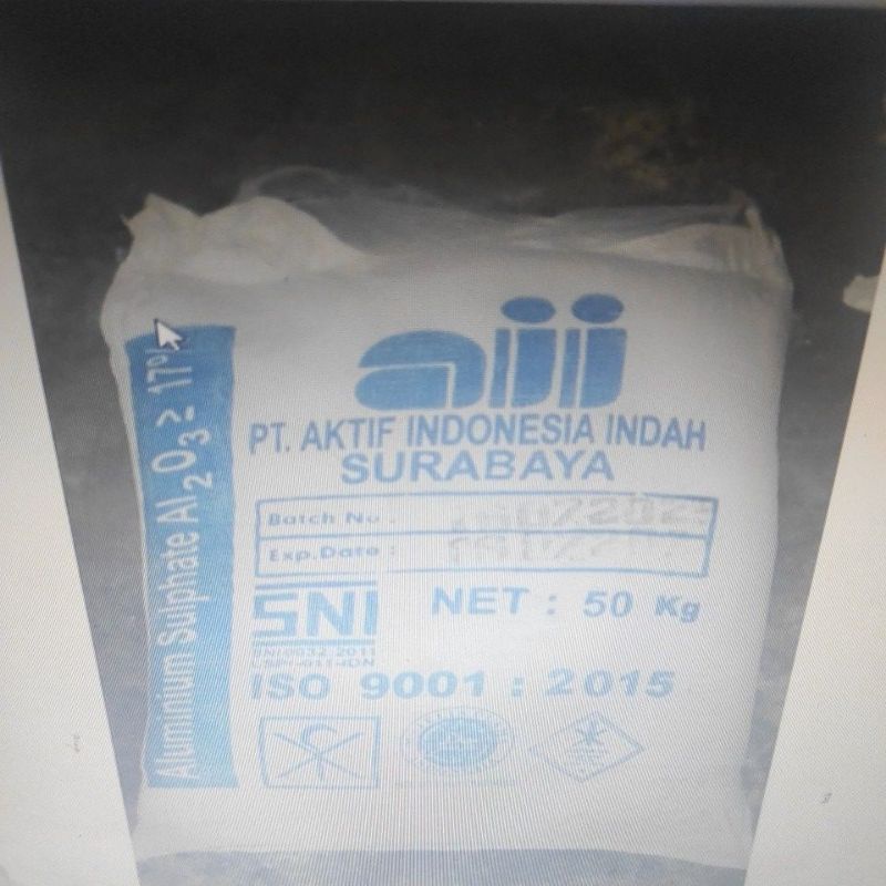 Tawas ( aluminium sulphate powder)