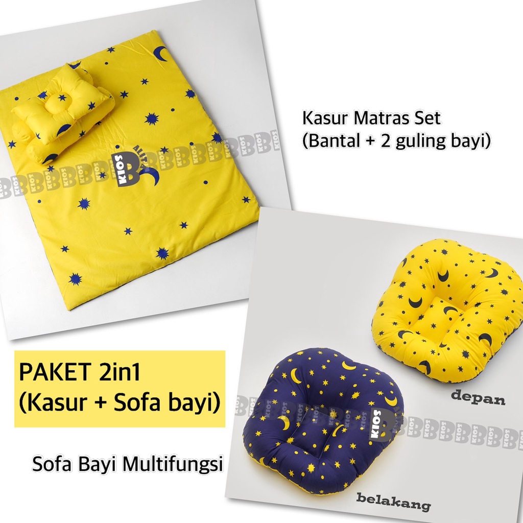 PAKET 2IN1 KASUR BAYI SET DAN SOFA BAYI MULTIFUNGSI TERMURAH