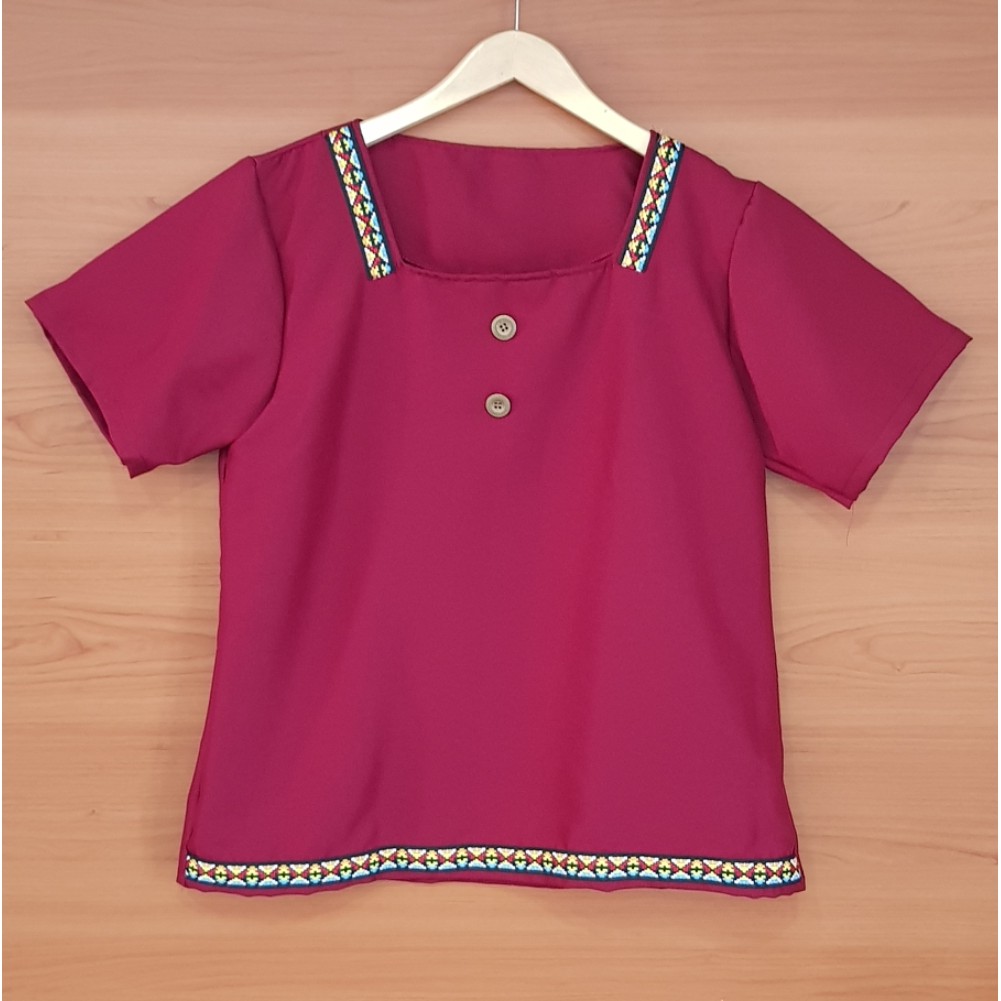 Binx_fashion /Blouse Jumbo/Atasan Wanita Jumbo 35-Maroon