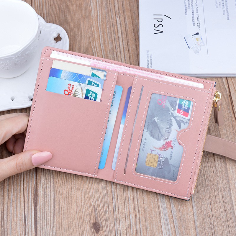 DOMPET LIPAT WANITA KULIT PREMIUM HASSE HIJAU IMPORT KOREA MURAH FASHION BATAM TERBARU ABG PESTA ORI