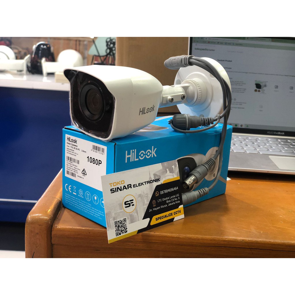 CAMERA OUTDOOR HILOOK THC-B120-PC 2MP FULL HD1080P