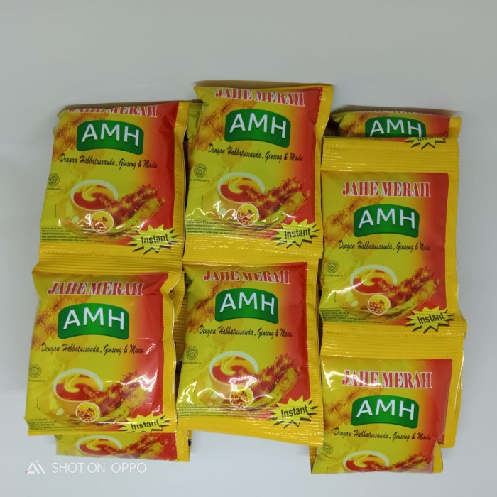 

5 RENCENG jahe merah amanah amh super (12x5) (BERKUALITAS)