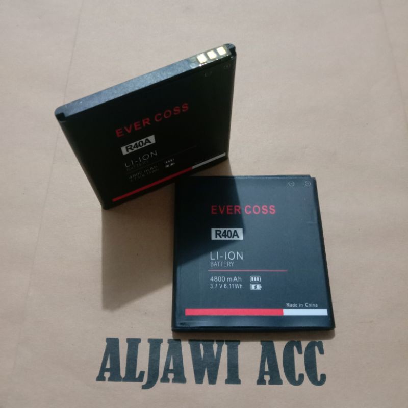 Baterai Bt Batre Battery Cross Evercoss R40A Original Battery Hp