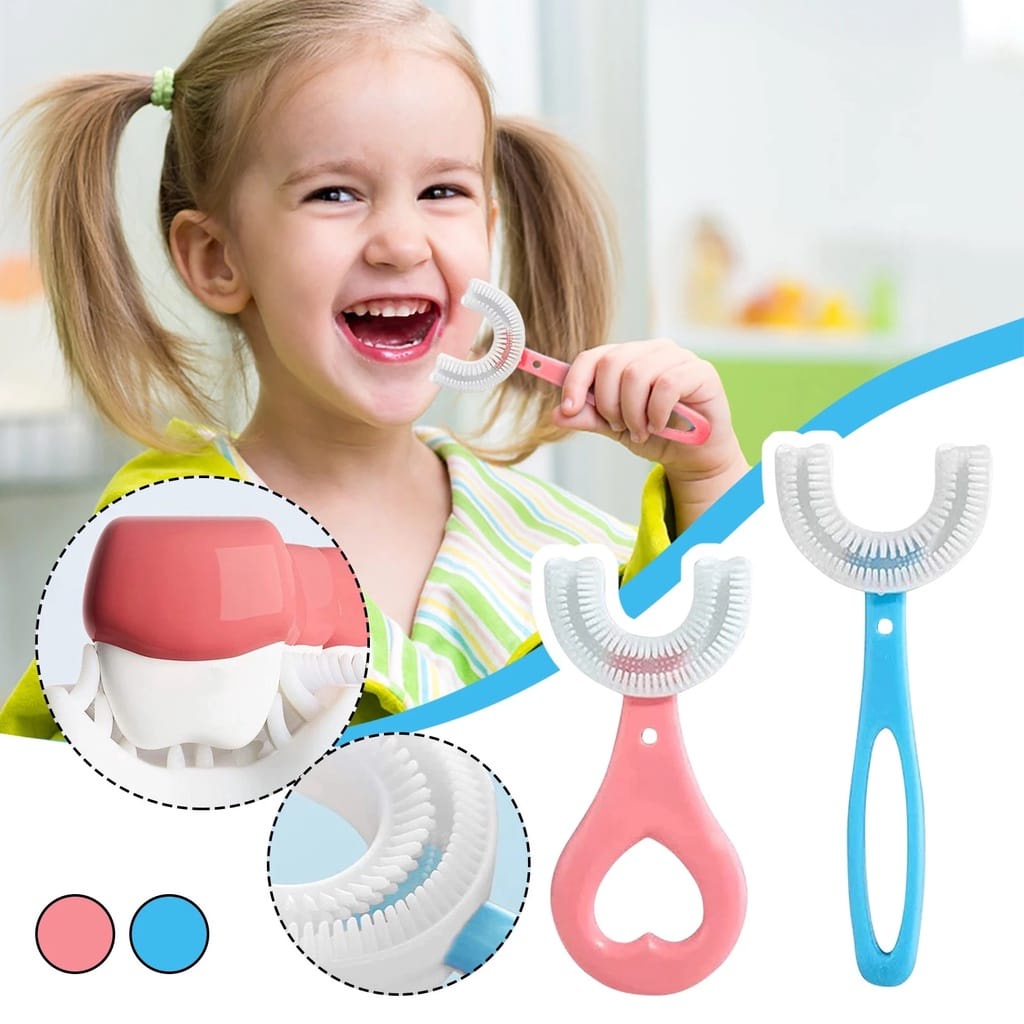 Sikat Gigi Anak H400 Bulu Halus Lembut Training Tooth Brush Karakter Panda ACC