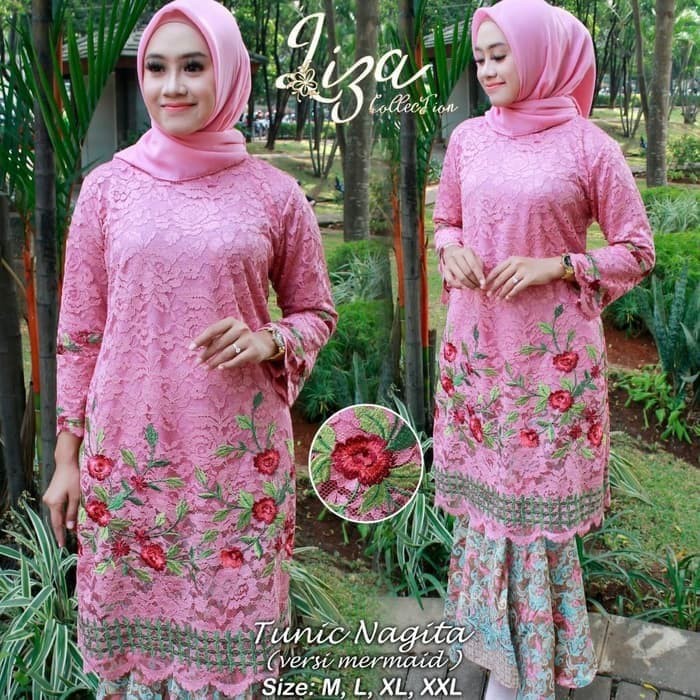 set kebaya kurung nagita berkualitas