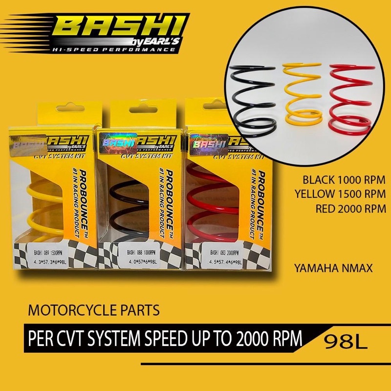 PER CVT RACING NMAX AEROX LEXI MIOZ MIO3 fino 125 mio 125 XRIDE 125 1000rpm 1500rpm 2000RPM