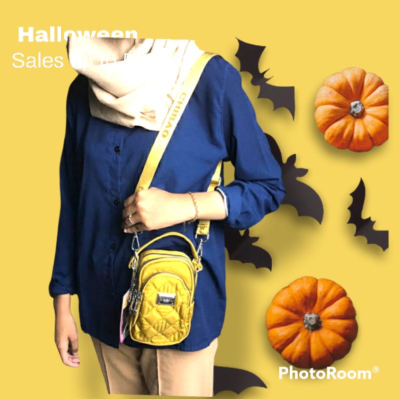 Tas selempang wanita chibao ory import 8182-22 kanvas