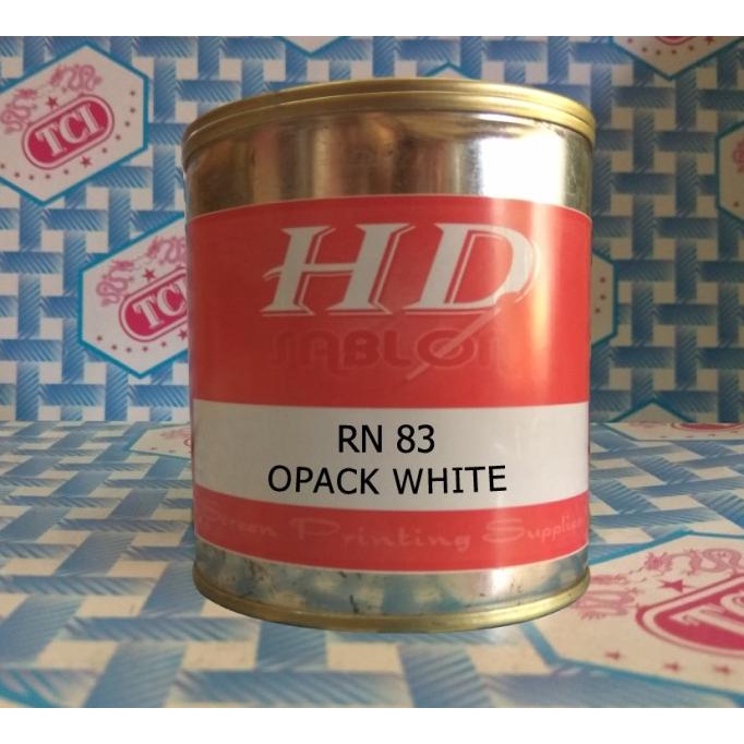 

(COD) tinta sablon parasit/taslan RN WHITE 250 gr HEMAT Kode 1301