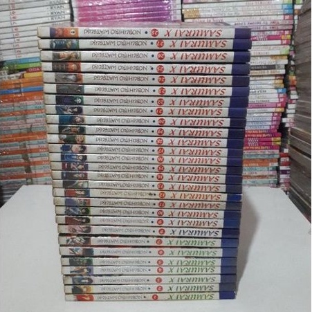 komik  SAMURAI X  vol.1-28 tamat kurang no.3.12.13.14.17.23  Nobuhiro Watsuki  paket 22 buku