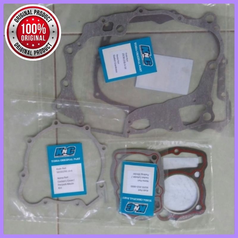 paking gasket fullset topset motor roda tiga gerobak cator tossa hercules