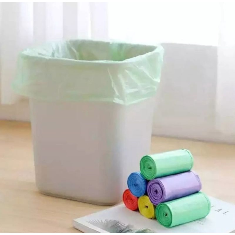 KANTONG PLASTIK SAMPAH 1 ROLL ISI 20PCS-KANTONG PLASTIK GULUNG