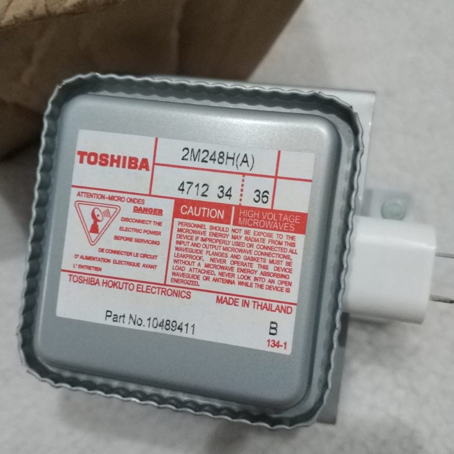 Magnetron Microwave Toshiba 2M253J - MAGNETRON MICROWAVE 1000W TOSHIBA 2M253J