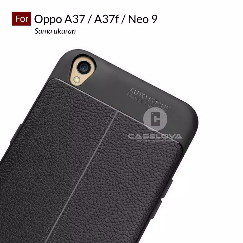 Premium Autofocus TPU Leather Case For OPPO A37 / A37f / Neo 9