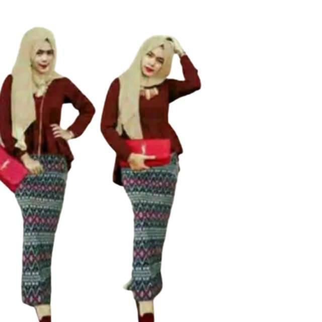 GAMIS SET TRIBAL ROK DAN BLOUSE