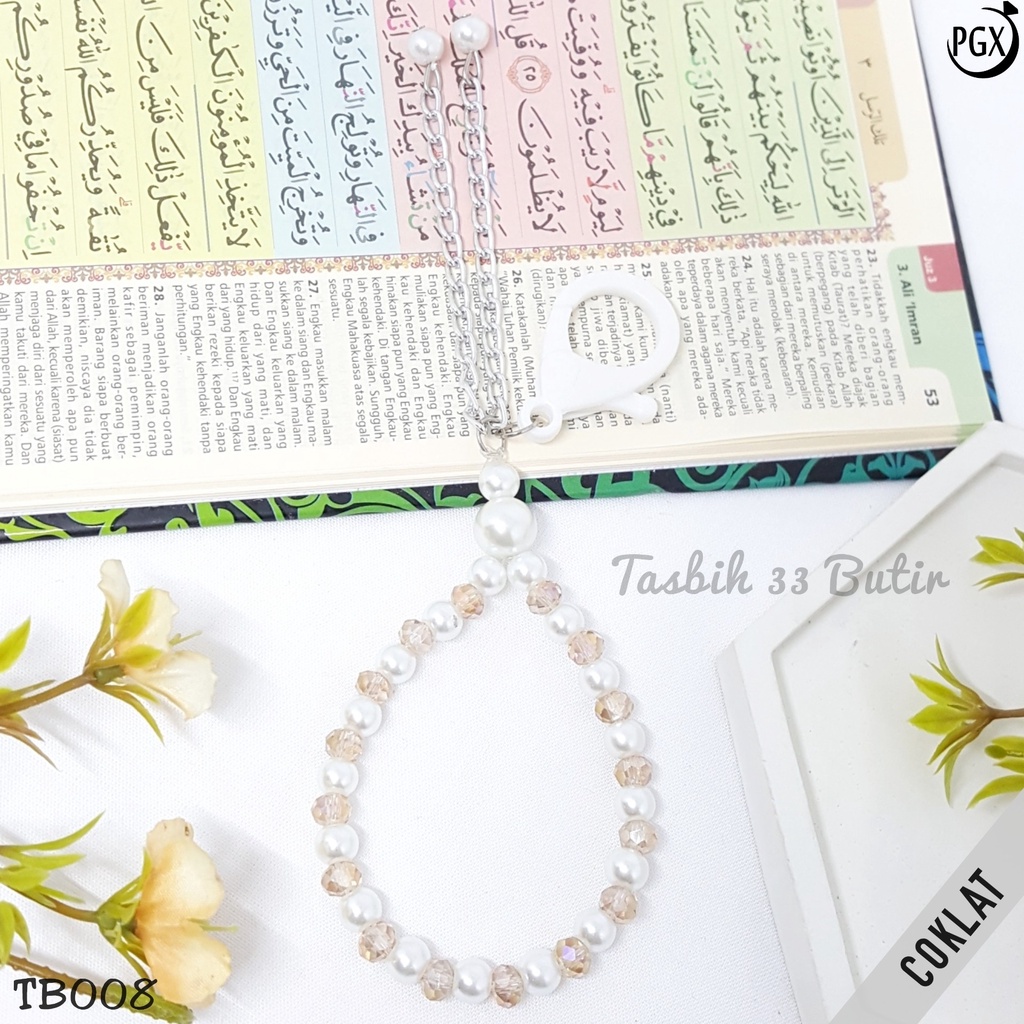 PGX Tasbih Gantungan Kunci 2in1 Isi 33 Butir Fashion Muslim TB008