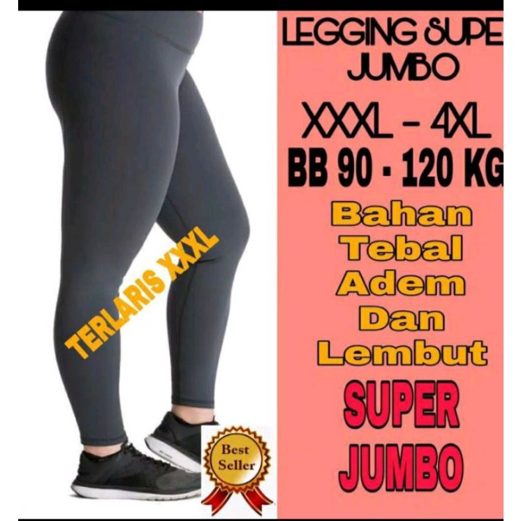 Celana Legging panjang Jumbo Big size &amp;XXL