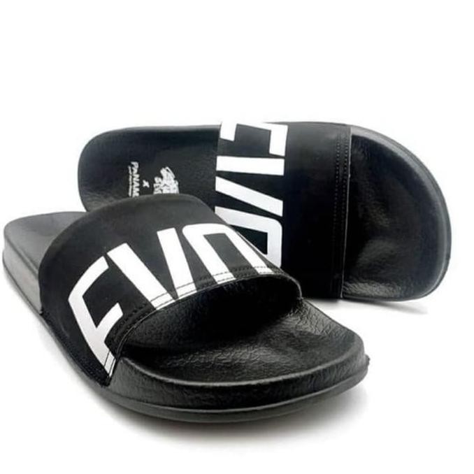 Best Seller Slip On Cowok Keren☀ Panama X Evos Sandal Selop Sliders Pria M03 Sendal Slop Men Evos