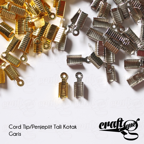 Penjepit Tali Kotak/Cord Tip (50GRAM)