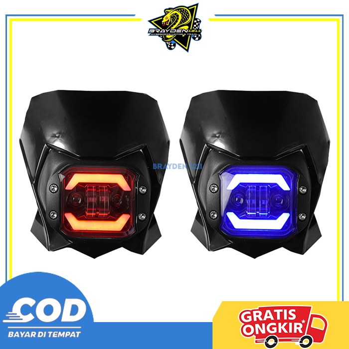 BATOK LAMPU KLX + LAMPU DAYMAKER