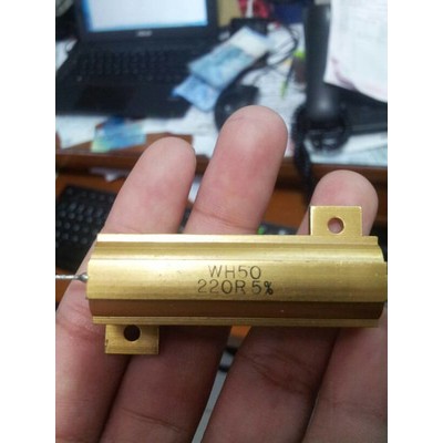 resistor 50w gold semua ukuran ada bikin dicatatan aja