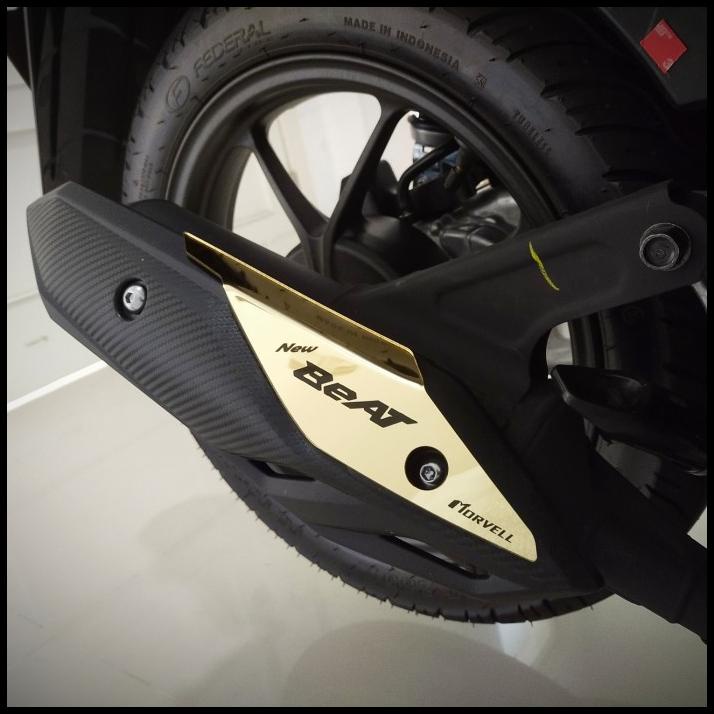 New Honda Beat 2020 2021 - Garnish Cover Knalpot Muffler Cover Garnis
