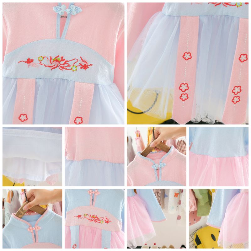 0-3TAHUN DRESS ANAK PEREMPUAN / DRESS BAYI PEREMPUAN / DRESS BABY GIRL IMPORT /DRESS PESTA ANAK BAYI-6