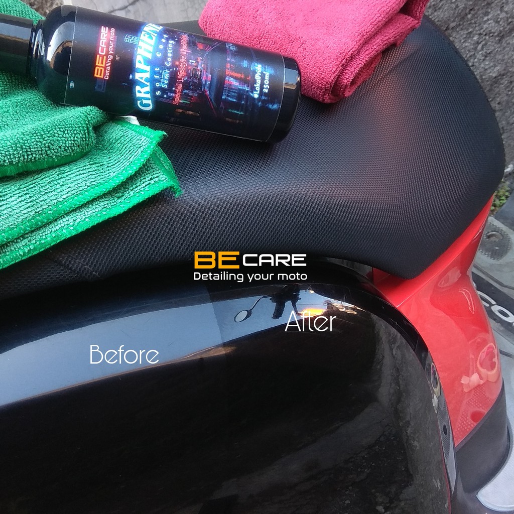 Graphene Soft Coat - BeCare Detailing - Pengkilap Pengkilat Body Motor Doff Glossy