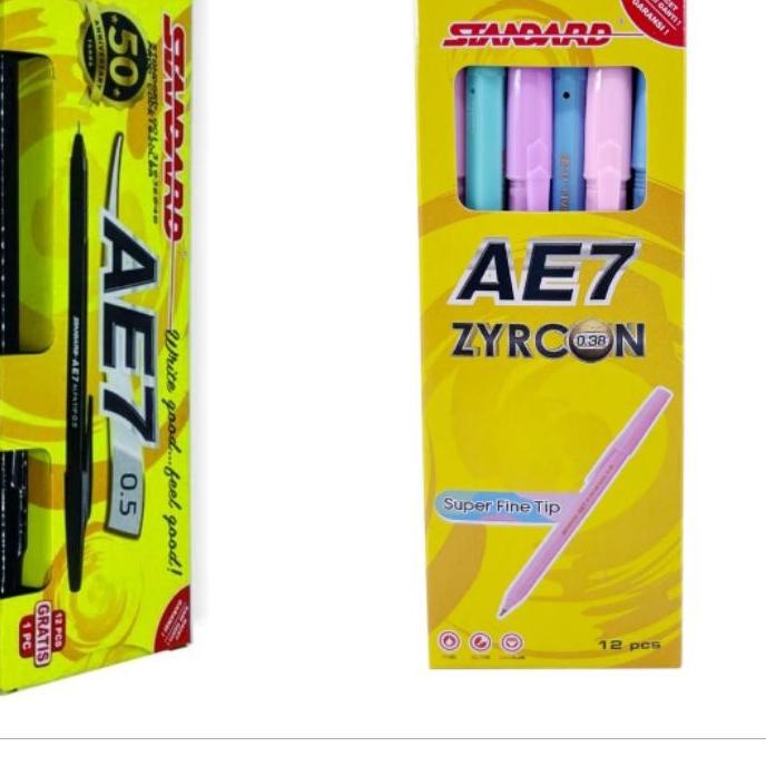 

바 Pulpen Standard AE7 0.5mm / Zyrcon 0.38mm 1 Lusin