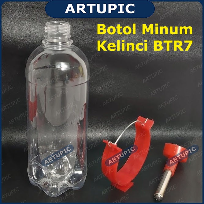 Botol Minum Kelinci 600 ml BTR7 Stainless Isi Gotri Dot Tempat Minum Kelinci Hamster Marmut Murah