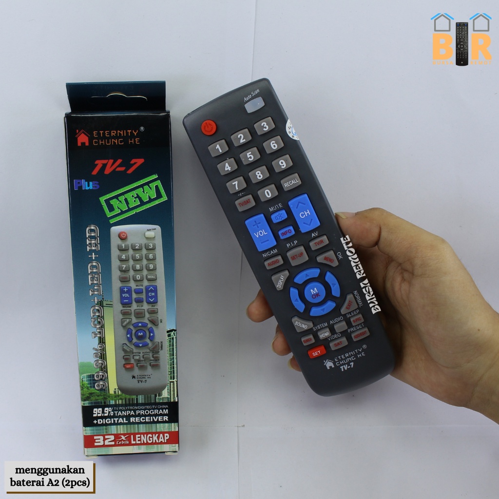 Remot Remote TV MULTI LCD LED HD RECEIVER PARABOLA Chung HE Series