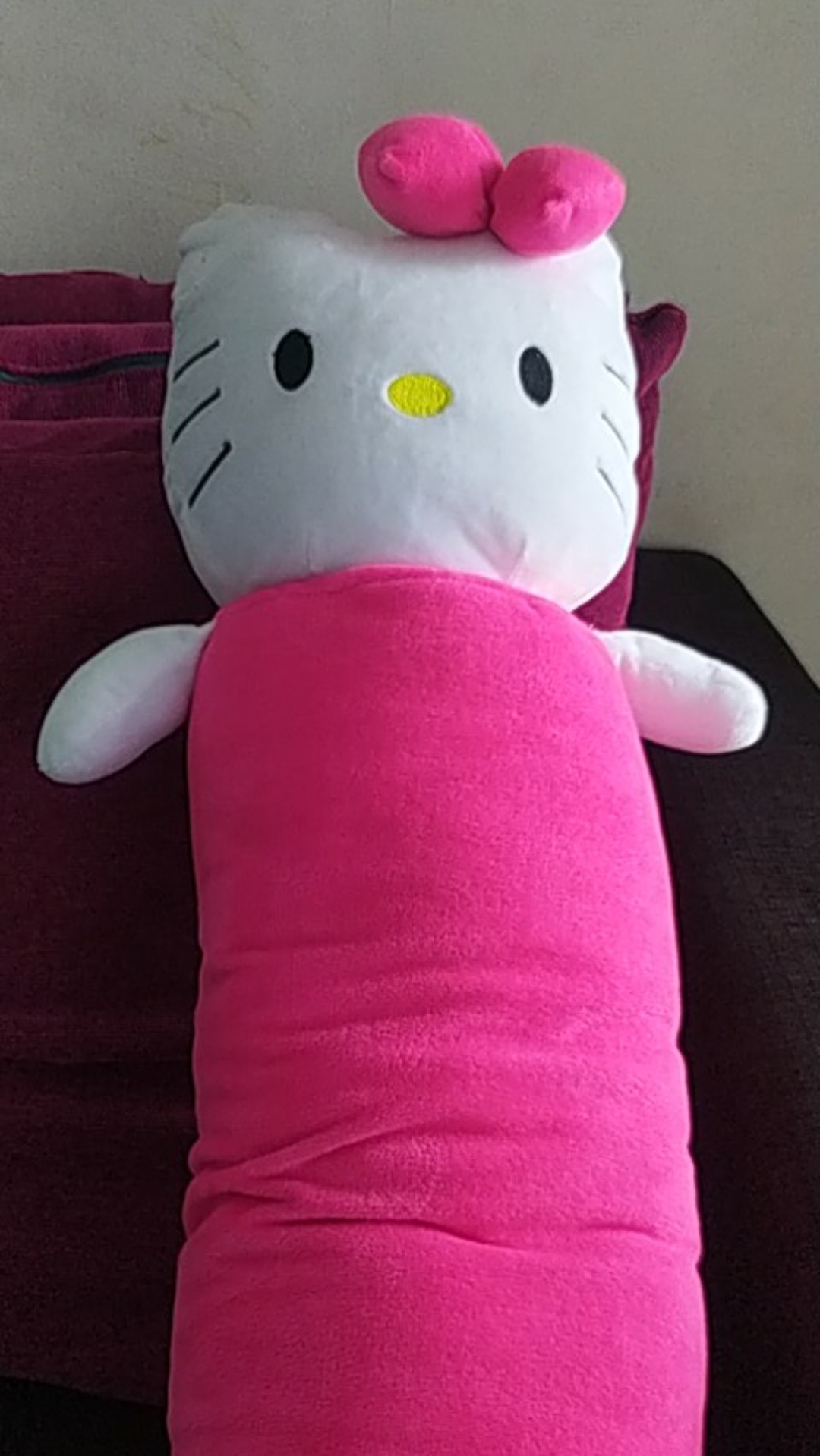 Guling Boneka Doraemon Hello Kitty Xl