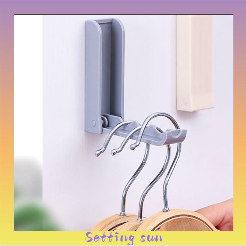 Kait Lipat Dinding Gantungan Ajaib Magic Hanger Wall Folding Hook  Tempel Hanger Baju Gantungan Baju Ajaib TN