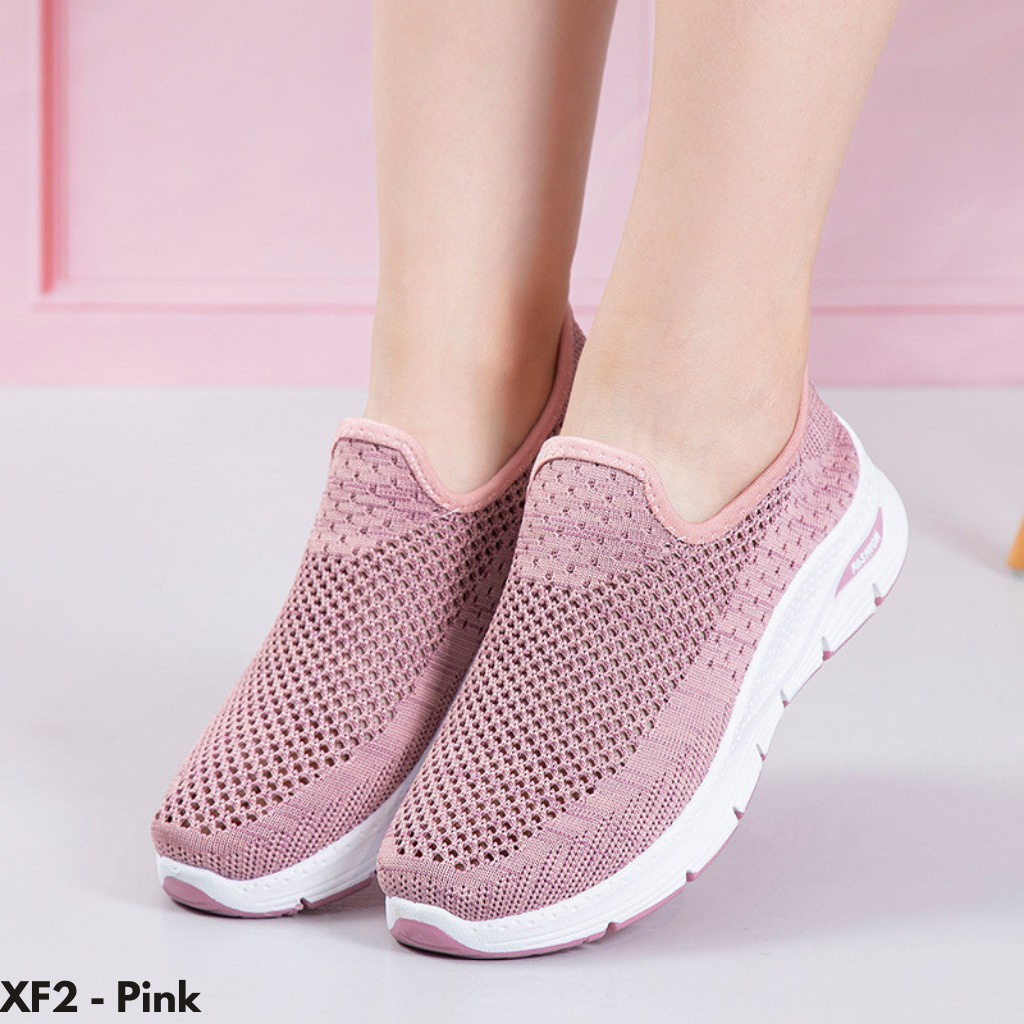 SANDAL WANITA KEREN DAN KEKINIAN BAHAN FLYKNIT SUPER NYAMAN ANTI SLIP GAYA TERBARU F2