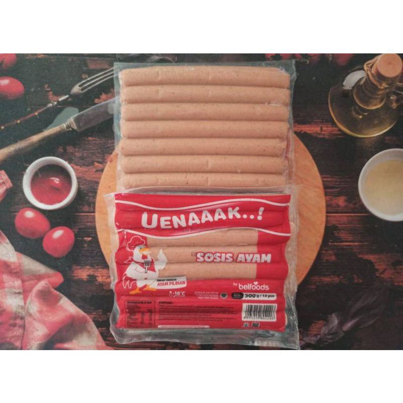 

Belfoods Sosis Ayam Ueenak 500gr