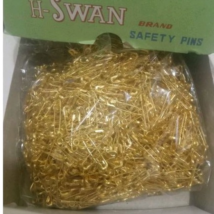 peniti lswan gold anti karat per 1 buah/biji