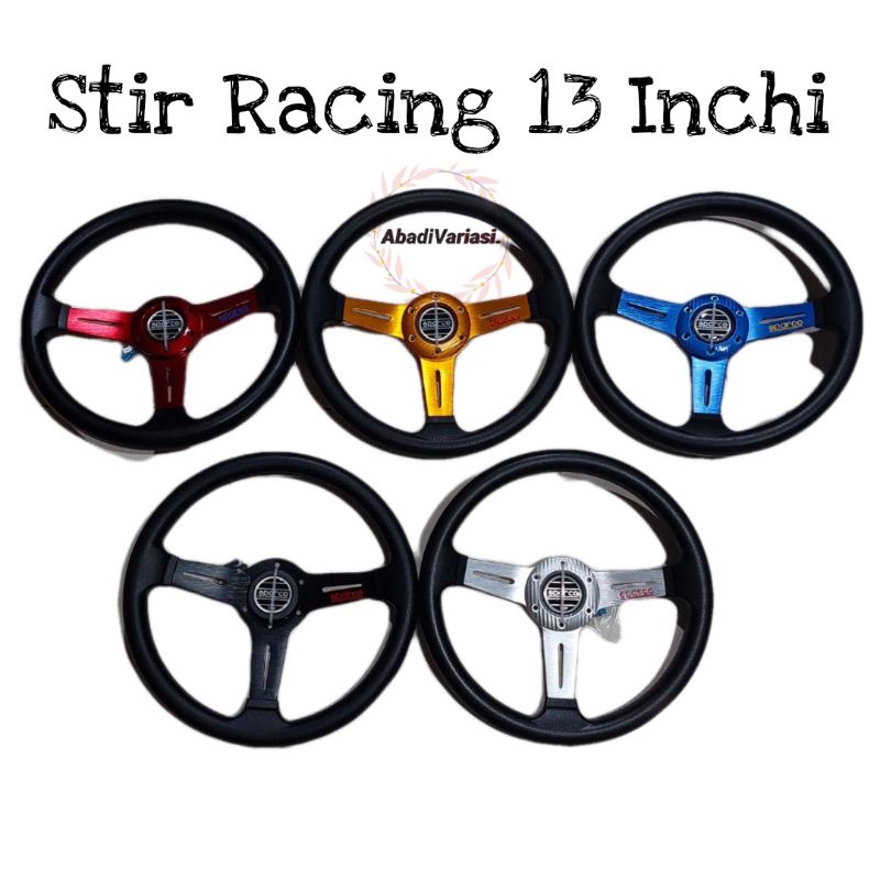 Stir Mobil Racing Ukuran 13 Inch