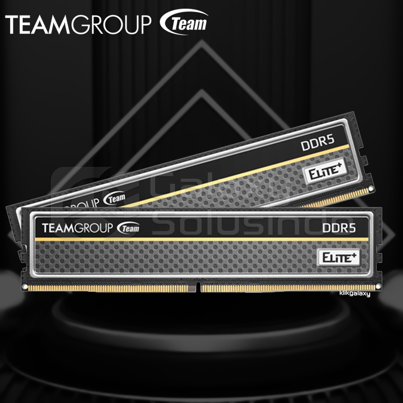 TEAM ELITE PLUS (2x8) 16GB DDR5 kit 4800Mhz - Black Memory RAM