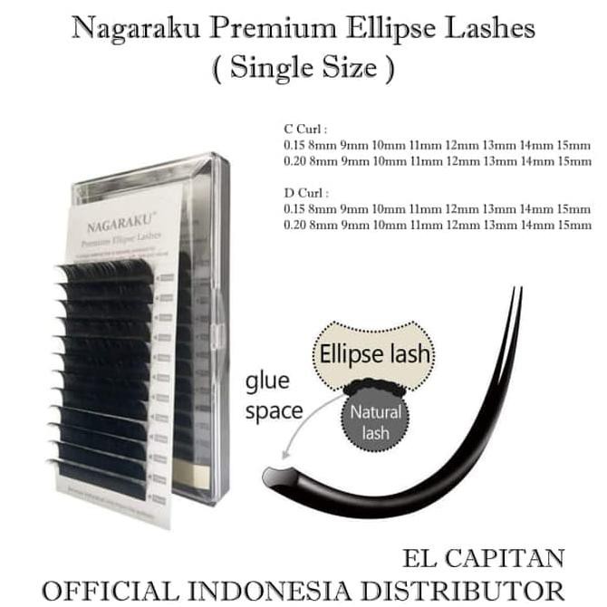 Nagaraku Premium Ellipse Lash Nagaraku Single Size / Nagaraku Ellipse