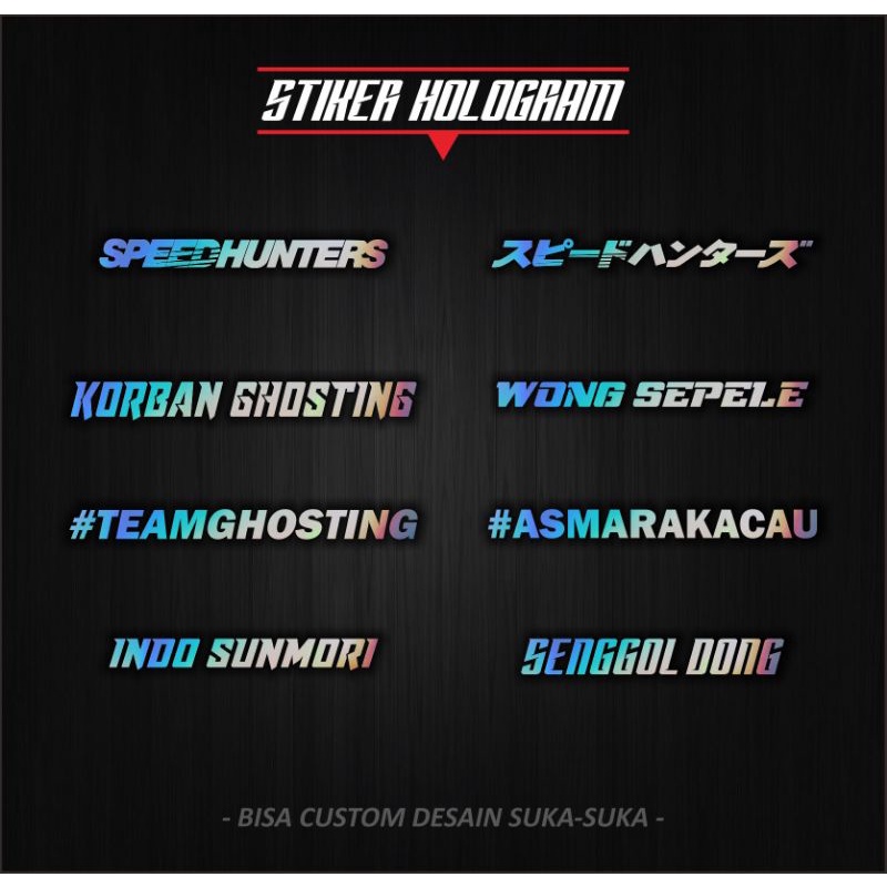 

Stiker Hologram Tinggal Tempel